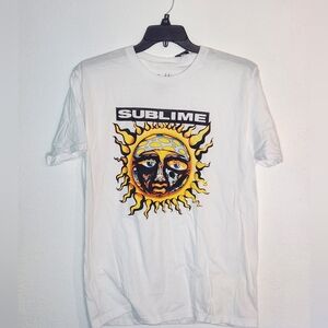 Sublime Graphic Tee - White and Yellow